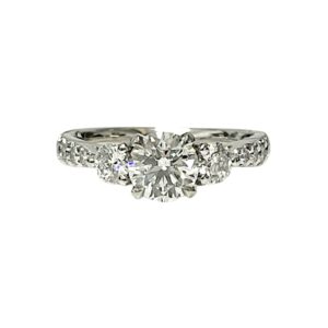 Diamond 1.24ct Ring In Platinum
