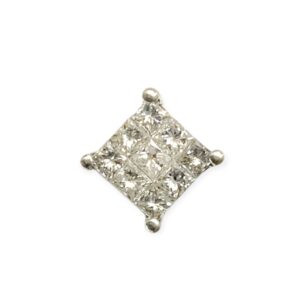 Diamond 0.25ct Pendant in 10K White Gold