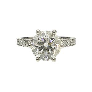 Diamond 2.51ct Ring In Platinum