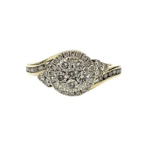Diamond 0.75ct Ring In 9K Yellow Gold