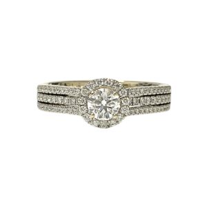 DIamond 0.60ct Ring In 18K White Gold