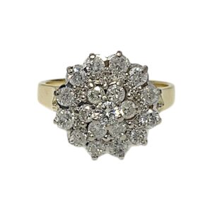 Diamond 1.00ct Ring In 18K Yellow Gold