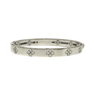 15cm Diamond 0.50ct Bangle In 18K White Gold