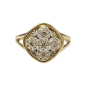 Diamond 0.50ct Ring In 14k Yellow Gold