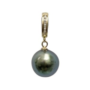 Diamond 0.10ct Pendant In 9K Yellow Gold