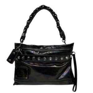Gucci Holographic Patent Studded Chain Bag