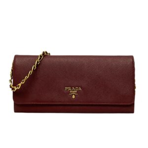 Prada Saffiano Wallet On Chain
