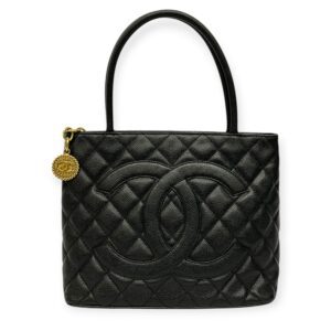 Chanel Caviar CC Medallion Tote Bag