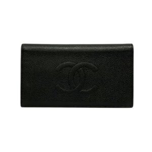 Chanel Caviar Timeless CC Yen Wallet
