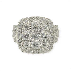 Diamond 3.00ct Ring in 10K White Gold