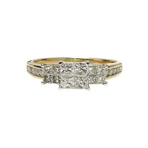 Diamond 1.00ct Ring In 14k Yellow Gold