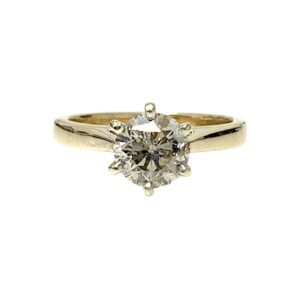 Diamond 1.00ct Ring In 14k Yellow and White Gold
