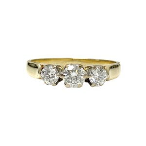 Diamond 0.50ct Ring In 18k Yellow Gold