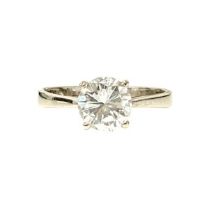 Diamond 1.00ct Ring In 18k White Gold