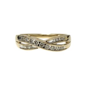 Diamond 0.25ct Ring In 9K Yellow Gold