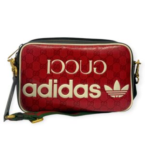 Gucci x Adidas Crystal Monogram Dollar Web Messenger Bag