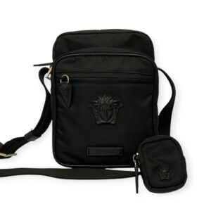 Versace La Medusa Nylon Messenger Bag