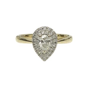 Diamond 0.50ct Ring In 14k Yellow Gold