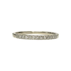Diamond 0.15ct Ring In 14K White Gold
