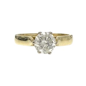 Diamond 1.25ct Ring In 18K Yellow Gold