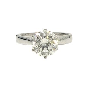 Diamond 2.05ct Ring In 14K White Gold