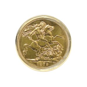 1979 Full Sovereign Ring In 9K and 22K Yellow Gold