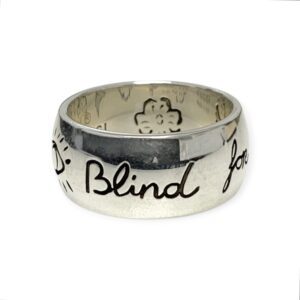 Gucci Blind for Love Ring in Sterling Silver