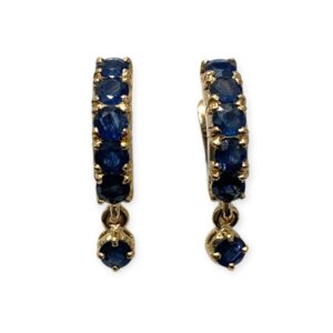 Quartz Earrings in 16K Rose Gold