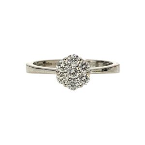Diamond 0.50ct RIng In 18K White Gold