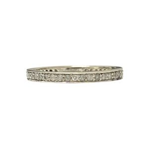 Diamond 0.40ct Ring In 18K White Gold