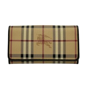 Burberry Haymarket Check Long Wallet