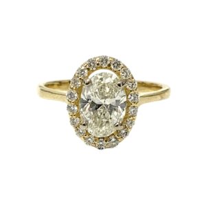 Diamond 1.17ct Ring In 18K White Gold