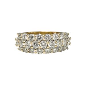Diamond 1.40ct Ring In 18K Yellow Gold