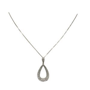 48cm Diamond 1.00ct Necklace in 14K White Gold