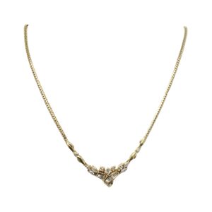 40.5cm Diamond 0.82ct Necklace in 18K Yellow Gold