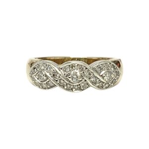 Diamond 0.15ct Ring in 9K Yellow Gold