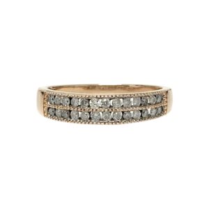 Diamond 0.20ct Ring in 10k Rose Gold