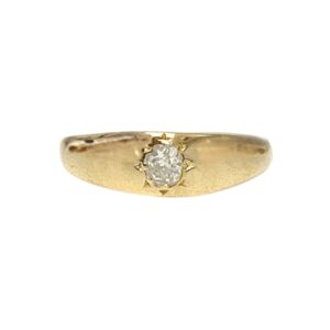 Diamond 0.15ct Ring in 18K Yellow Gold