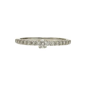 Diamond 0.25ct Ring in 18K White Gold