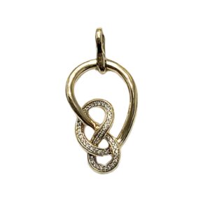 Diamond 0.20ct Pendant in 10K Yellow Gold