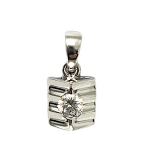 Diamond 0.15ct Pendant in 18K White Gold