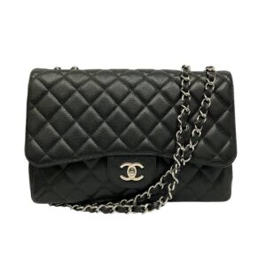 Chanel Quilted Caviar Maxi Classic Single Flap Bag