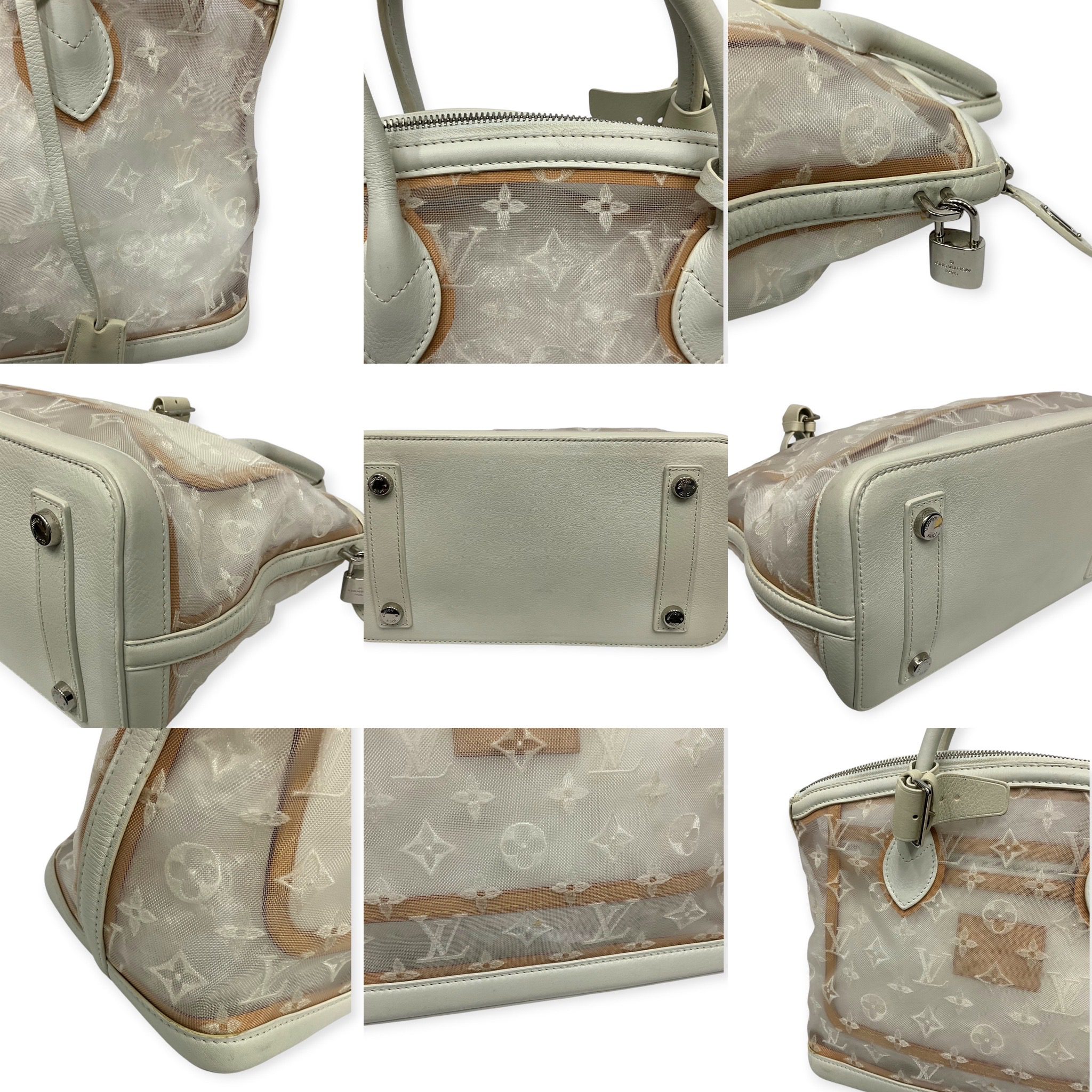 12601601-77A1-417A-B3FF-277F6C2847B5 Louis Vuitton Limited Edition Monogram Transparence Lockit Bag