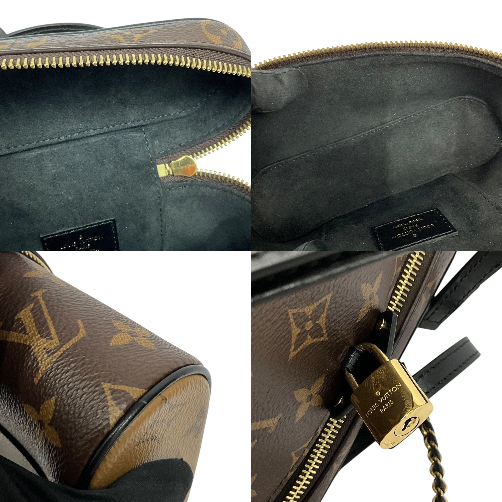 6D6E2864-0B53-4BB5-8945-D2D368E402EF Louis Vuitton Reverse Monogram Vanity Chain Bag