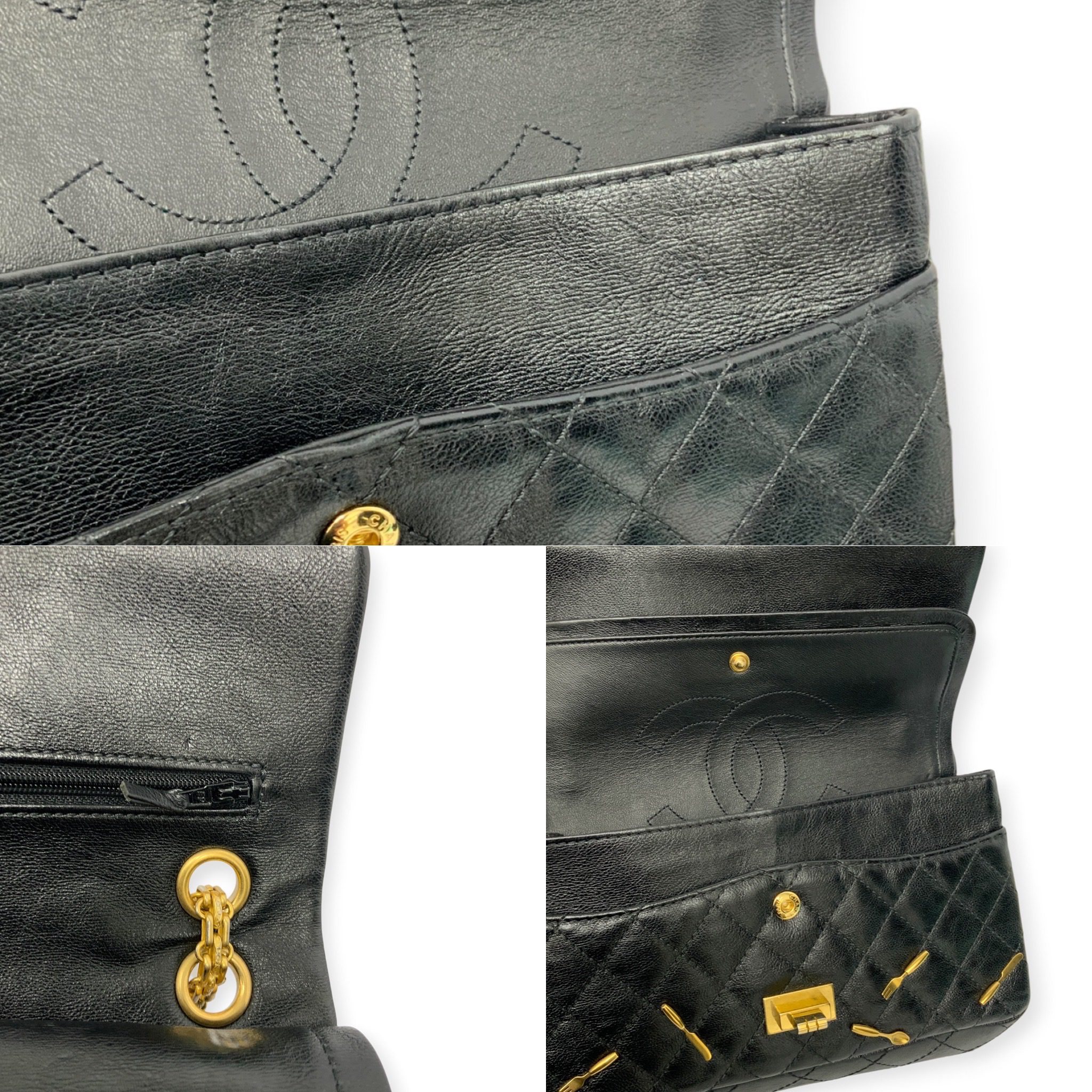 FDA9B985-192F-4227-A4C7-1232F7AF7D8B Chanel Spoon Charms Brasserie 2.55 Reissue Flap Bag