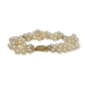 Pearl Bracelet in 14K Yellow Gold