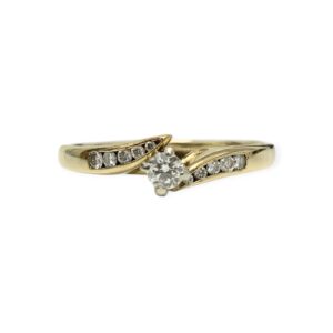 Diamond 0.30ct Ring in 9K Yellow Gold