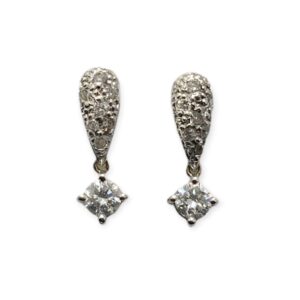 Diamond 0.25ct Earrings in 10K and 18K Yellow and White Gold
