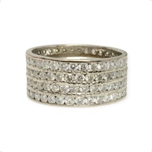 Diamond 2.58ct Ring in 18K White Gold