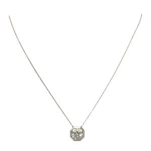 43cm Tiffany and Co. Lucida Diamond 1.58ct Necklace In Platinum